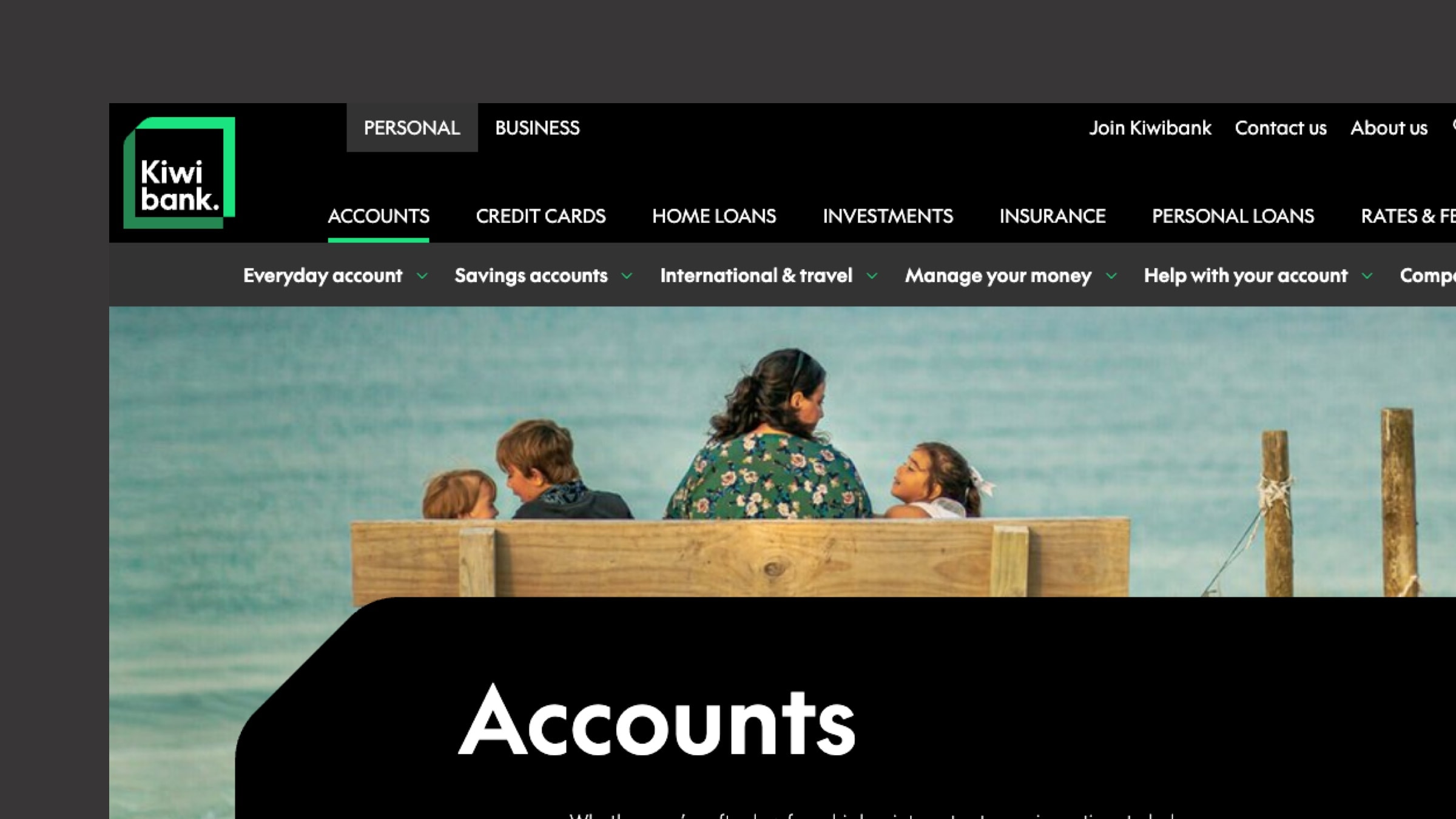 Kiwibank — Public site DNA