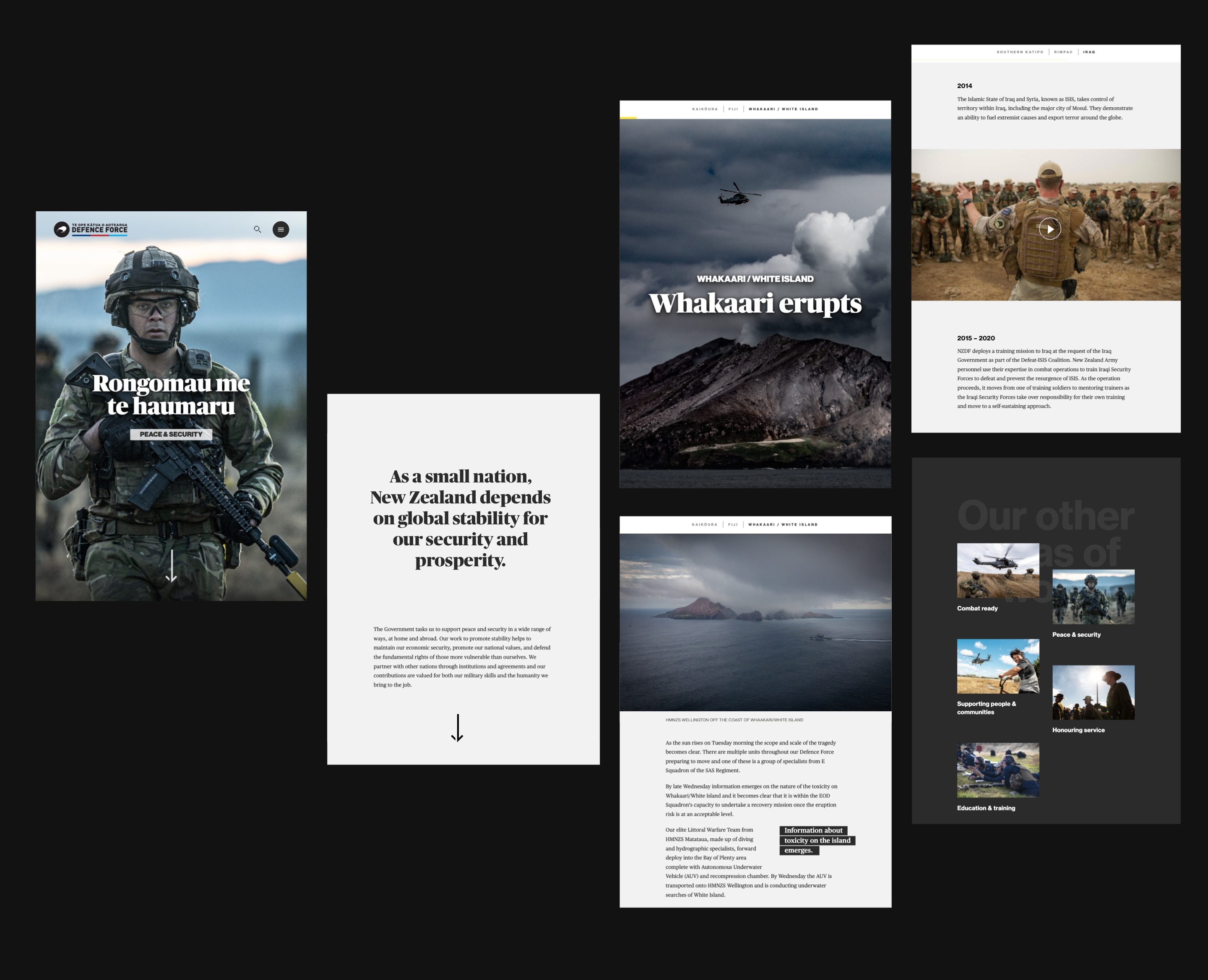 NZDF Page Layouts